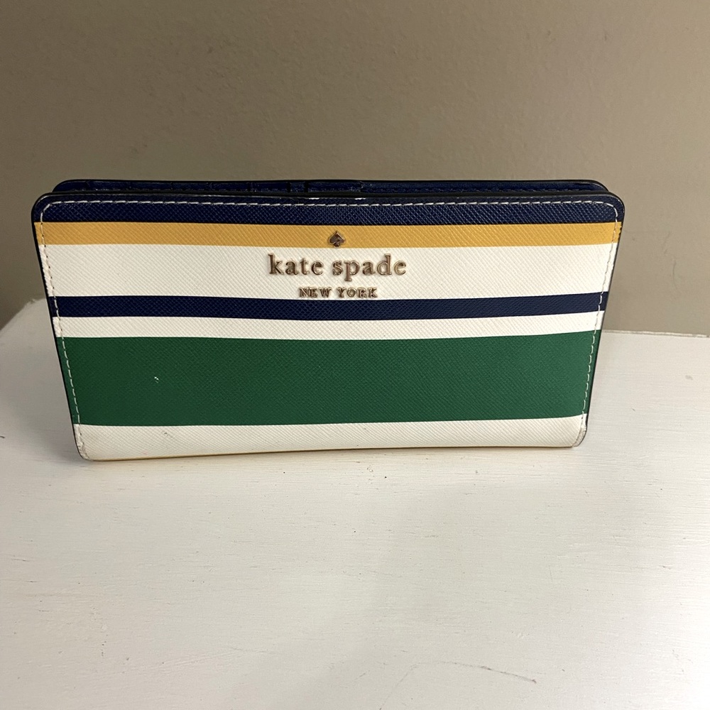 Kate Spade striped wallet